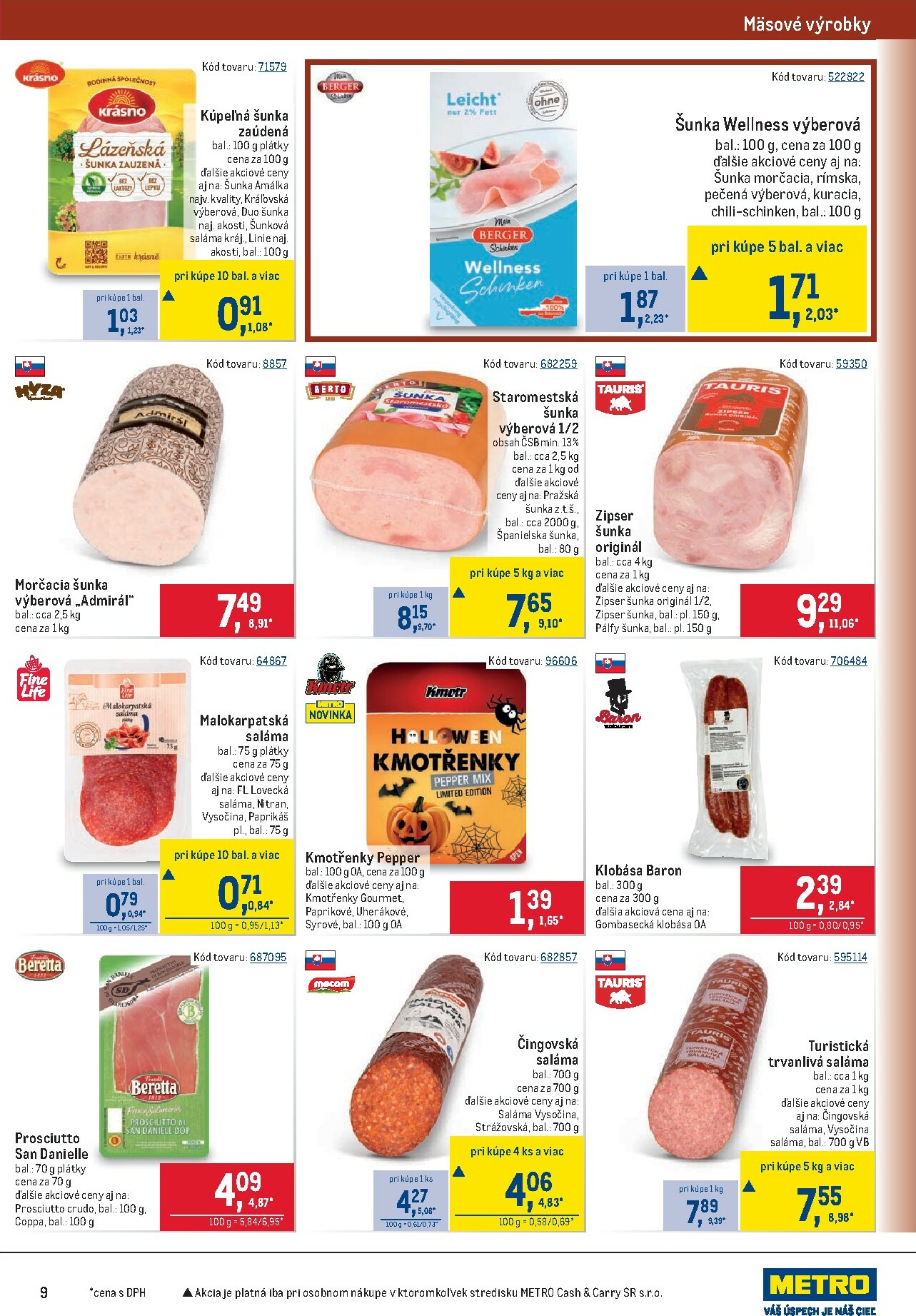 metro - Leták Metro - Maloobchod platný od 22.10. do 04.11. - page: 9 metro - Leták Metro - Maloobchod platný od 22.10. do 04.11. - page: 9