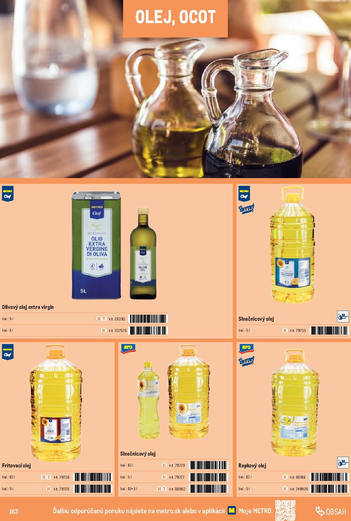 metro - Leták Metro - Katalóg vlastných značiek METRO platný od 01.10. do 31.12. - page: 163 metro - Leták Metro - Katalóg vlastných značiek METRO platný od 01.10. do 31.12. - page: 163