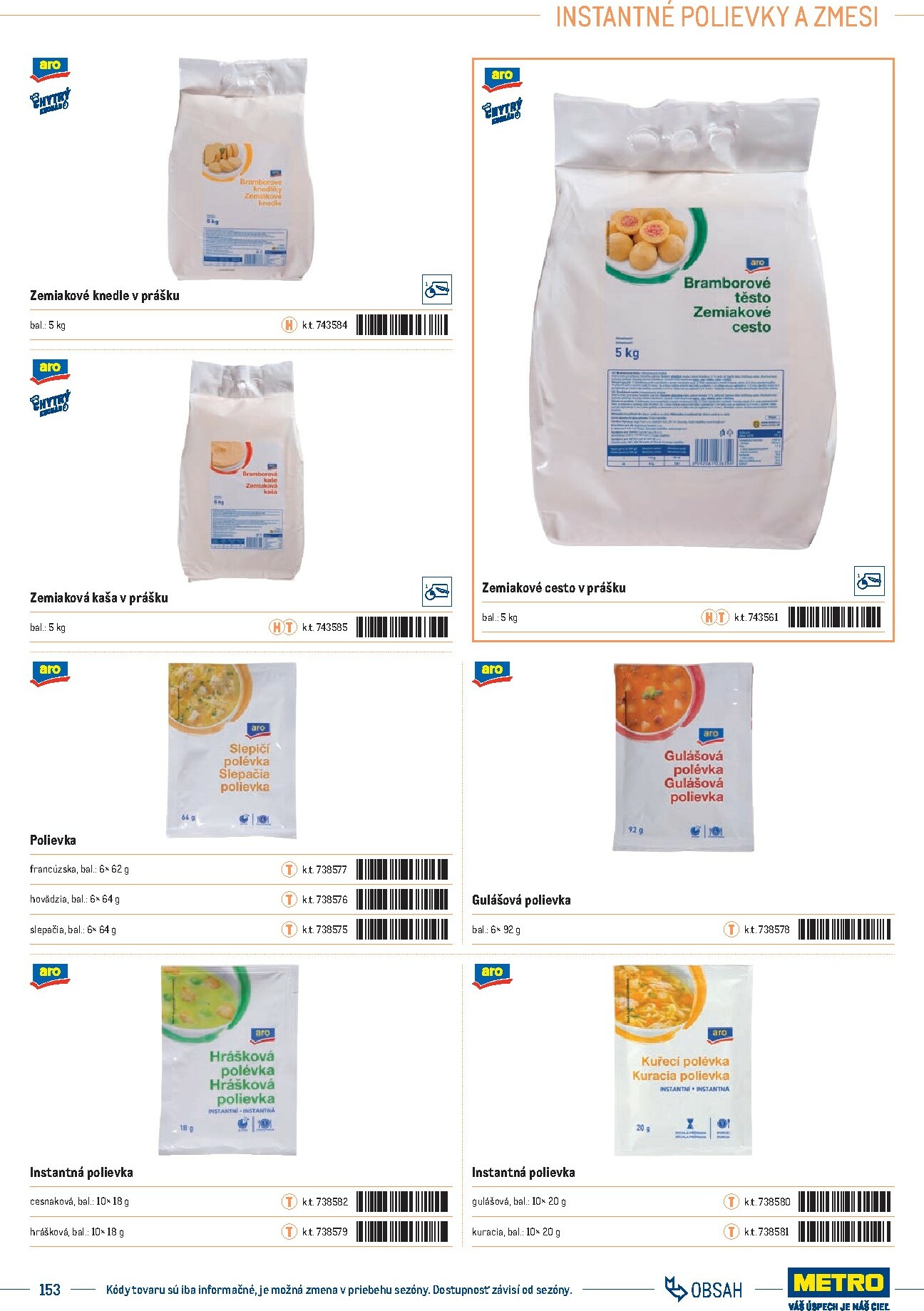 metro - Leták Metro - Katalóg vlastných značiek METRO platný od 01.10. do 31.12. - page: 153 metro - Leták Metro - Katalóg vlastných značiek METRO platný od 01.10. do 31.12. - page: 153