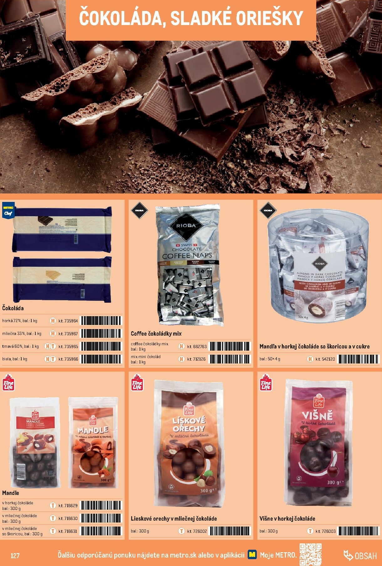 metro - Leták Metro - Katalóg vlastných značiek METRO platný od 01.10. do 31.12. - page: 127 metro - Leták Metro - Katalóg vlastných značiek METRO platný od 01.10. do 31.12. - page: 127