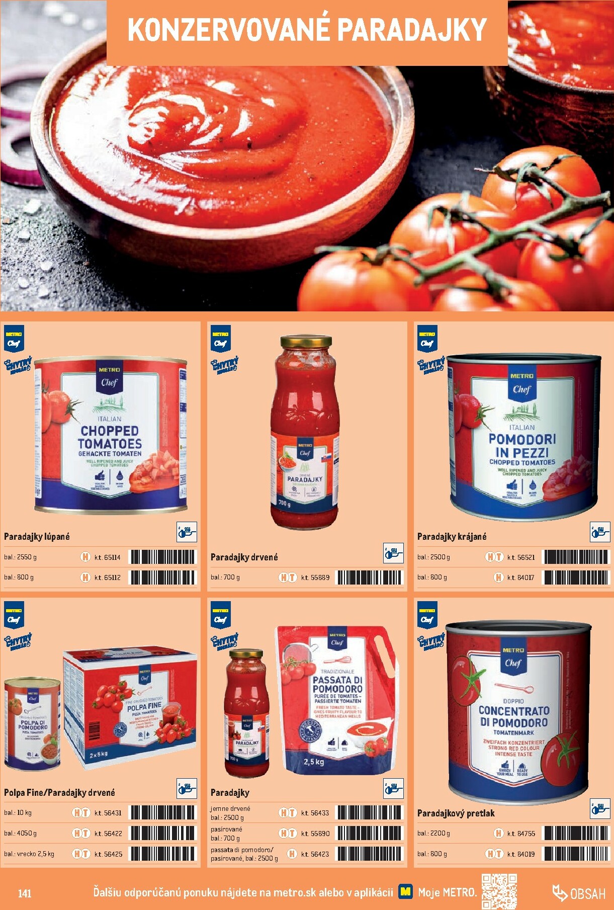 metro - Leták Metro - Katalóg vlastných značiek METRO platný od 01.10. do 31.12. - page: 141 metro - Leták Metro - Katalóg vlastných značiek METRO platný od 01.10. do 31.12. - page: 141