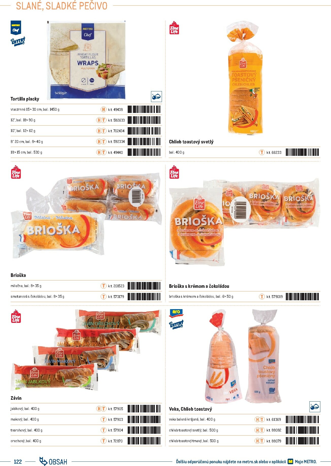 metro - Leták Metro - Katalóg vlastných značiek METRO platný od 01.10. do 31.12. - page: 122 metro - Leták Metro - Katalóg vlastných značiek METRO platný od 01.10. do 31.12. - page: 122