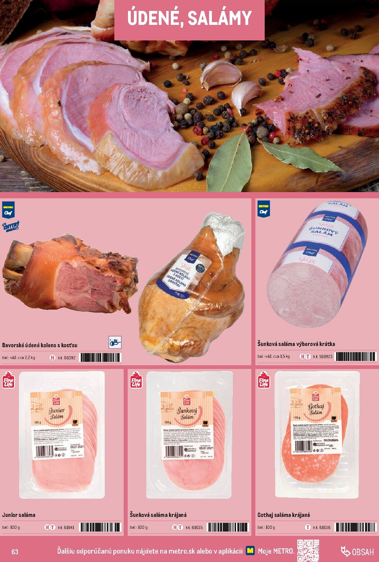 metro - Leták Metro - Katalóg vlastných značiek METRO platný od 01.10. do 31.12. - page: 63 metro - Leták Metro - Katalóg vlastných značiek METRO platný od 01.10. do 31.12. - page: 63