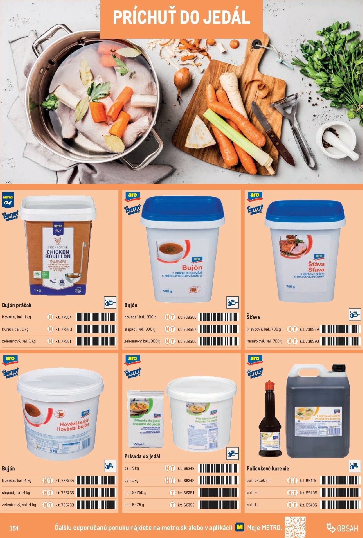metro - Leták Metro - Katalóg vlastných značiek METRO platný od 01.10. do 31.12. - page: 154 metro - Leták Metro - Katalóg vlastných značiek METRO platný od 01.10. do 31.12. - page: 154