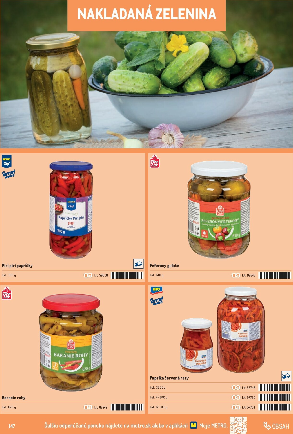 metro - Leták Metro - Katalóg vlastných značiek METRO platný od 01.10. do 31.12. - page: 147 metro - Leták Metro - Katalóg vlastných značiek METRO platný od 01.10. do 31.12. - page: 147