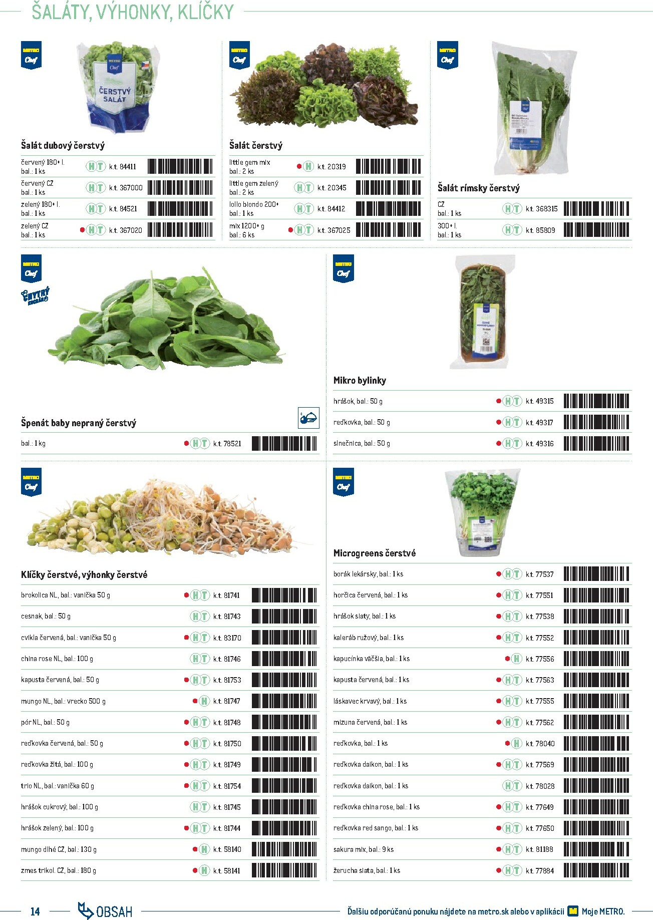 metro - Leták Metro - Katalóg vlastných značiek METRO platný od 01.10. do 31.12. - page: 14 metro - Leták Metro - Katalóg vlastných značiek METRO platný od 01.10. do 31.12. - page: 14