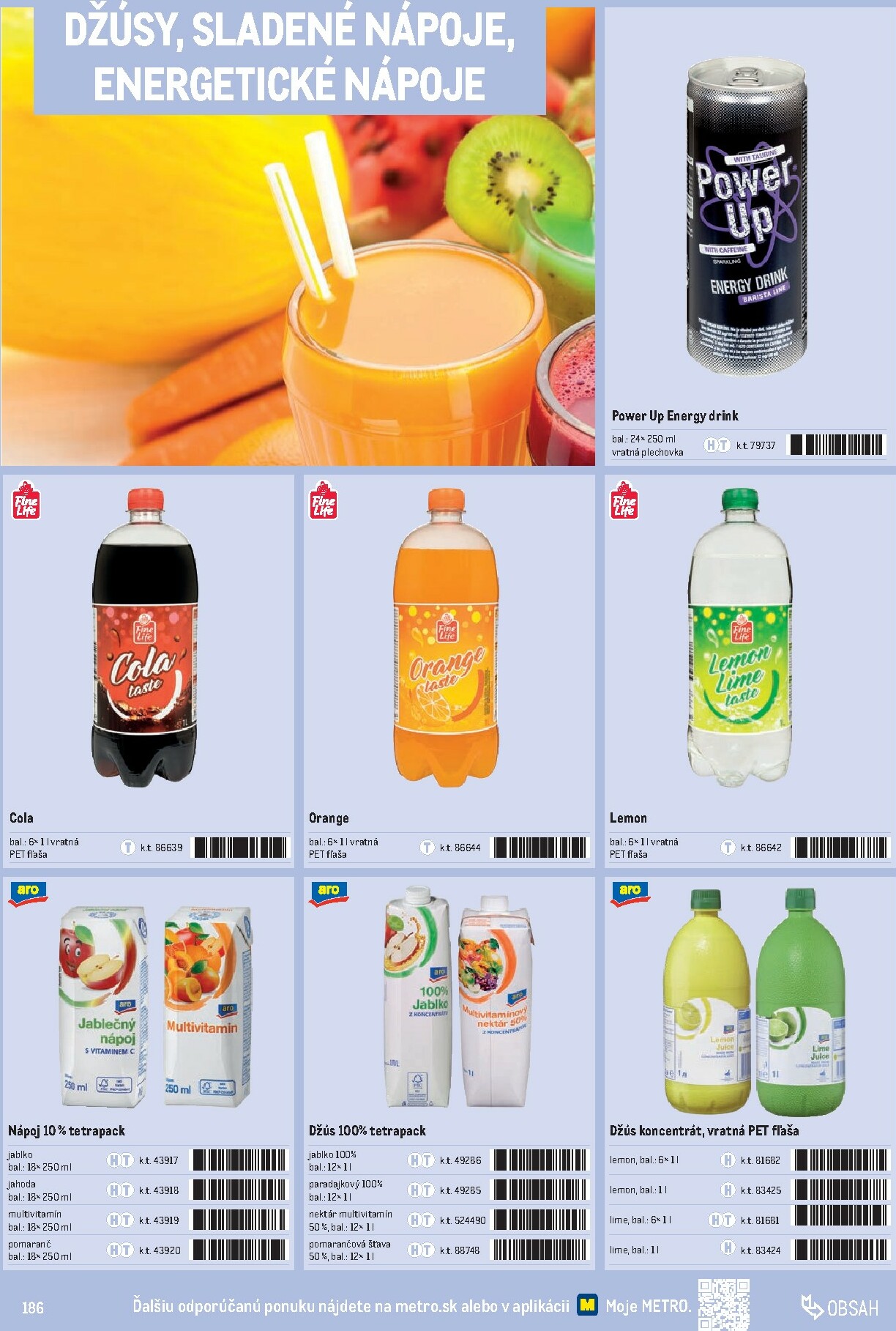 metro - Leták Metro - Katalóg vlastných značiek METRO platný od 01.10. do 31.12. - page: 186 metro - Leták Metro - Katalóg vlastných značiek METRO platný od 01.10. do 31.12. - page: 186
