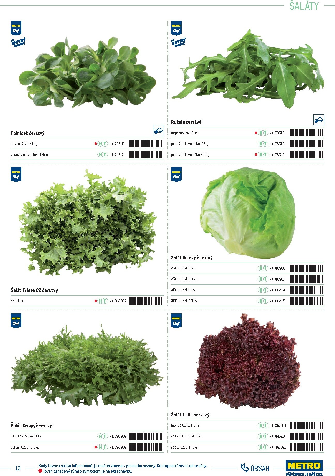 metro - Leták Metro - Katalóg vlastných značiek METRO platný od 01.10. do 31.12. - page: 13 metro - Leták Metro - Katalóg vlastných značiek METRO platný od 01.10. do 31.12. - page: 13