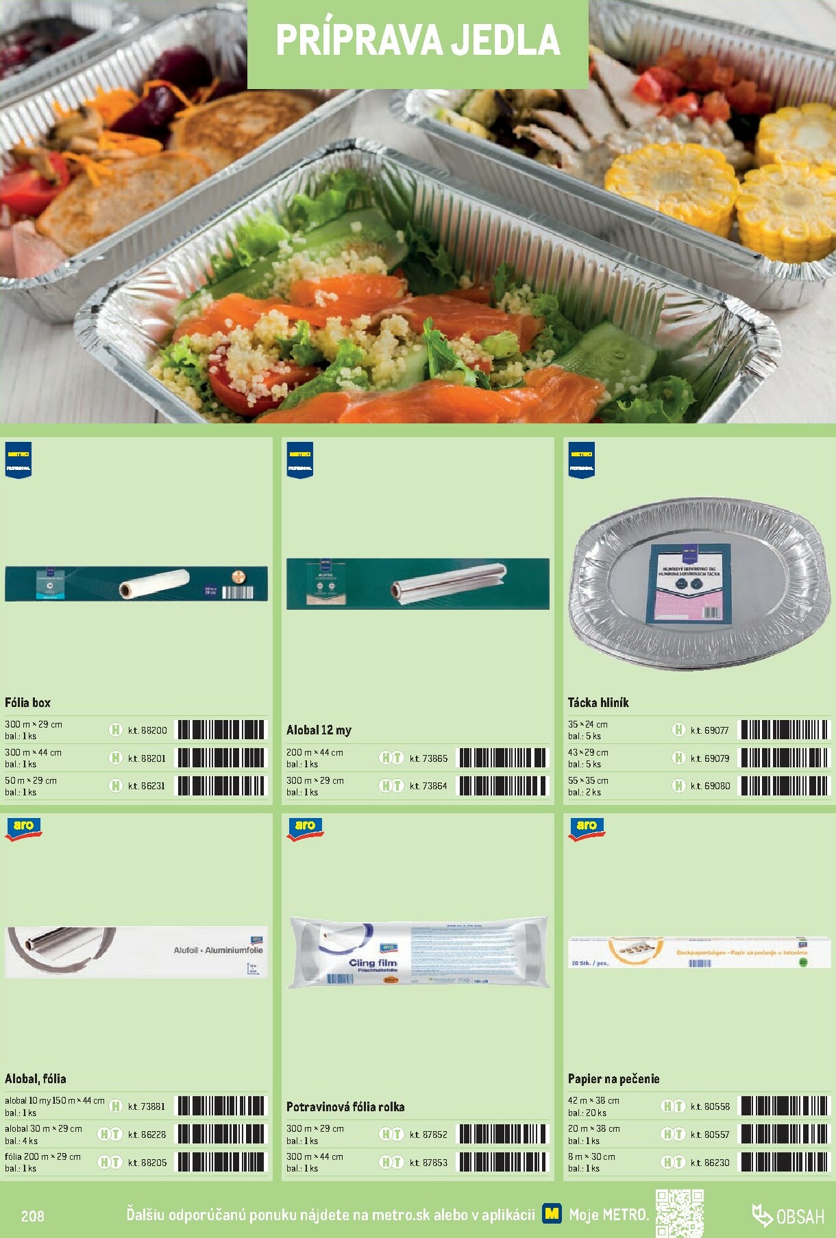 metro - Leták Metro - Katalóg vlastných značiek METRO platný od 01.10. do 31.12. - page: 208 metro - Leták Metro - Katalóg vlastných značiek METRO platný od 01.10. do 31.12. - page: 208