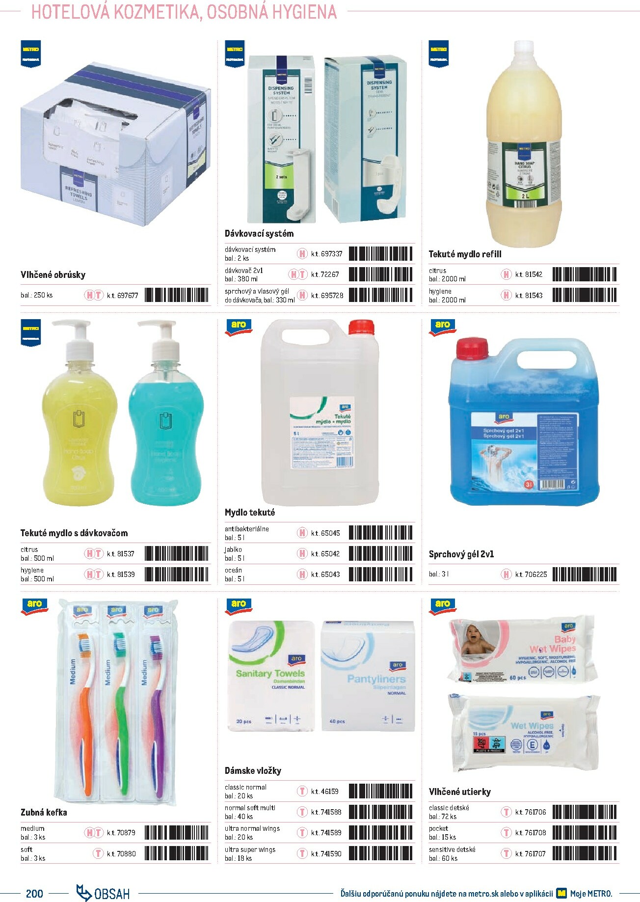 metro - Leták Metro - Katalóg vlastných značiek METRO platný od 01.10. do 31.12. - page: 200 metro - Leták Metro - Katalóg vlastných značiek METRO platný od 01.10. do 31.12. - page: 200