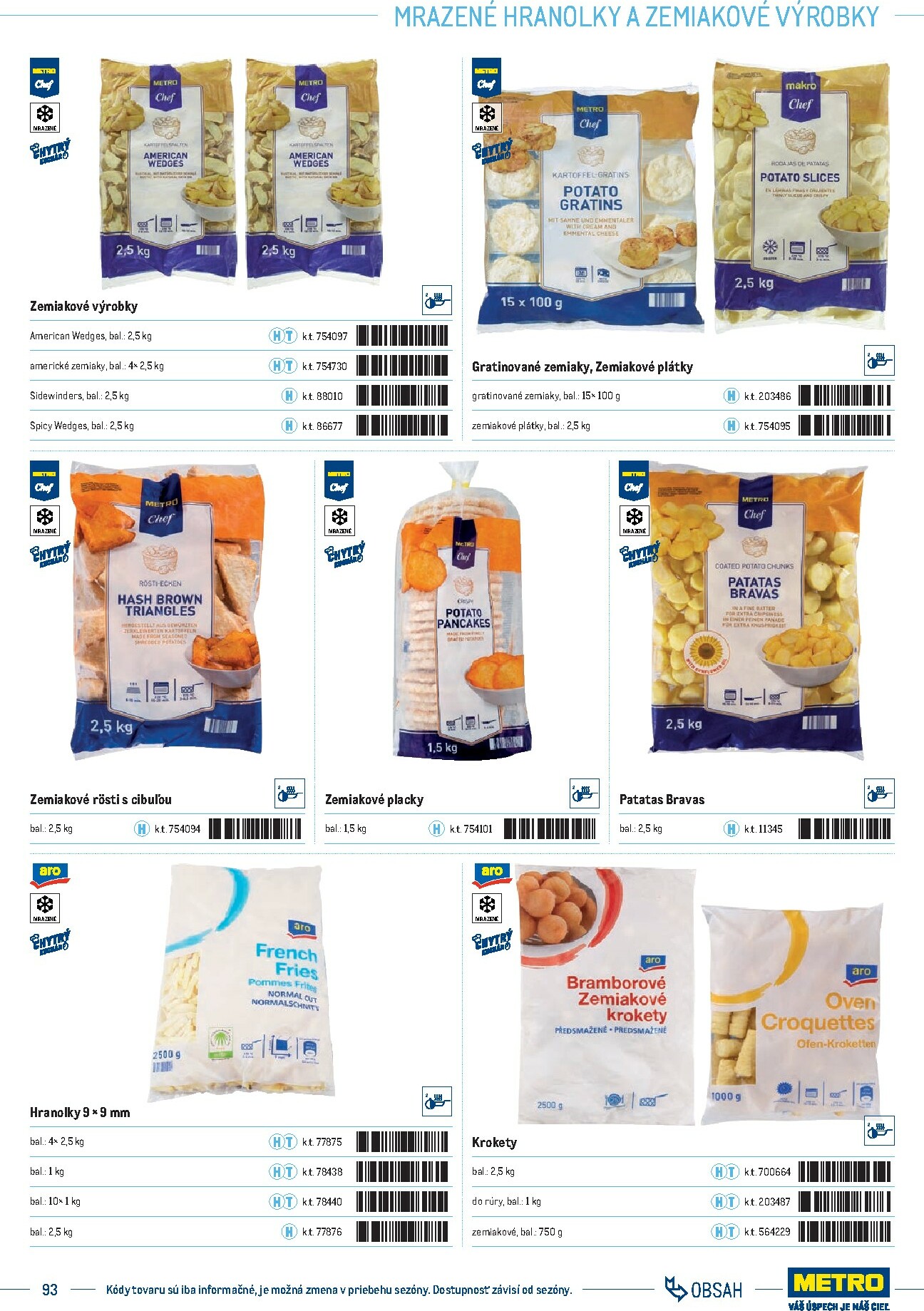 metro - Leták Metro - Katalóg vlastných značiek METRO platný od 01.10. do 31.12. - page: 93 metro - Leták Metro - Katalóg vlastných značiek METRO platný od 01.10. do 31.12. - page: 93