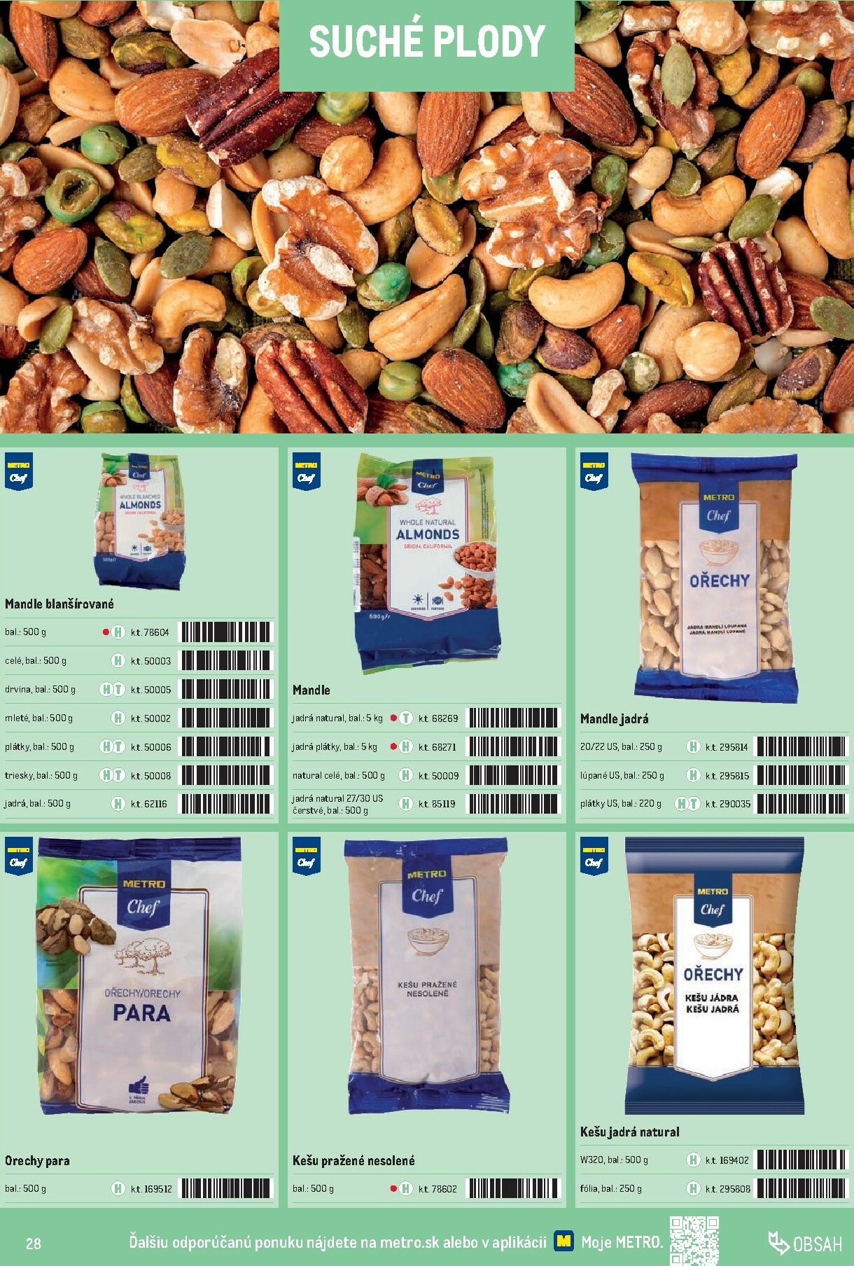 metro - Leták Metro - Katalóg vlastných značiek METRO platný od 01.10. do 31.12. - page: 28 metro - Leták Metro - Katalóg vlastných značiek METRO platný od 01.10. do 31.12. - page: 28