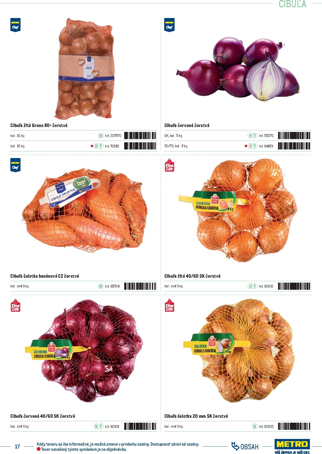 metro - Leták Metro - Katalóg vlastných značiek METRO platný od 01.10. do 31.12. - page: 17 metro - Leták Metro - Katalóg vlastných značiek METRO platný od 01.10. do 31.12. - page: 17