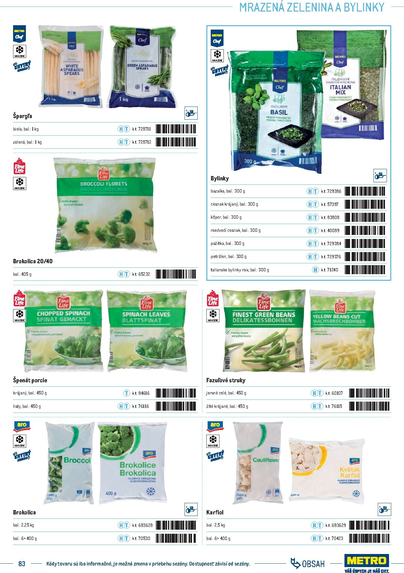 metro - Leták Metro - Katalóg vlastných značiek METRO platný od 01.10. do 31.12. - page: 83 metro - Leták Metro - Katalóg vlastných značiek METRO platný od 01.10. do 31.12. - page: 83