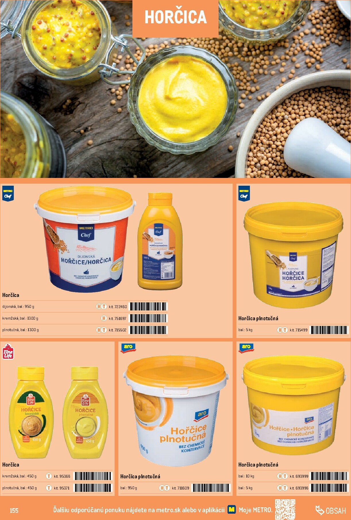metro - Leták Metro - Katalóg vlastných značiek METRO platný od 01.10. do 31.12. - page: 155 metro - Leták Metro - Katalóg vlastných značiek METRO platný od 01.10. do 31.12. - page: 155