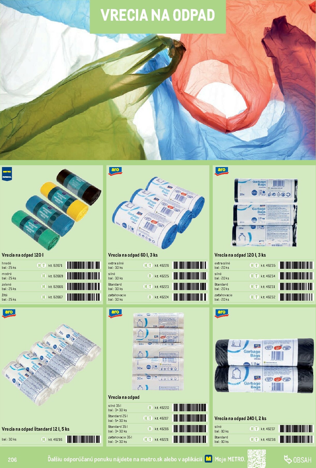 metro - Leták Metro - Katalóg vlastných značiek METRO platný od 01.10. do 31.12. - page: 206 metro - Leták Metro - Katalóg vlastných značiek METRO platný od 01.10. do 31.12. - page: 206