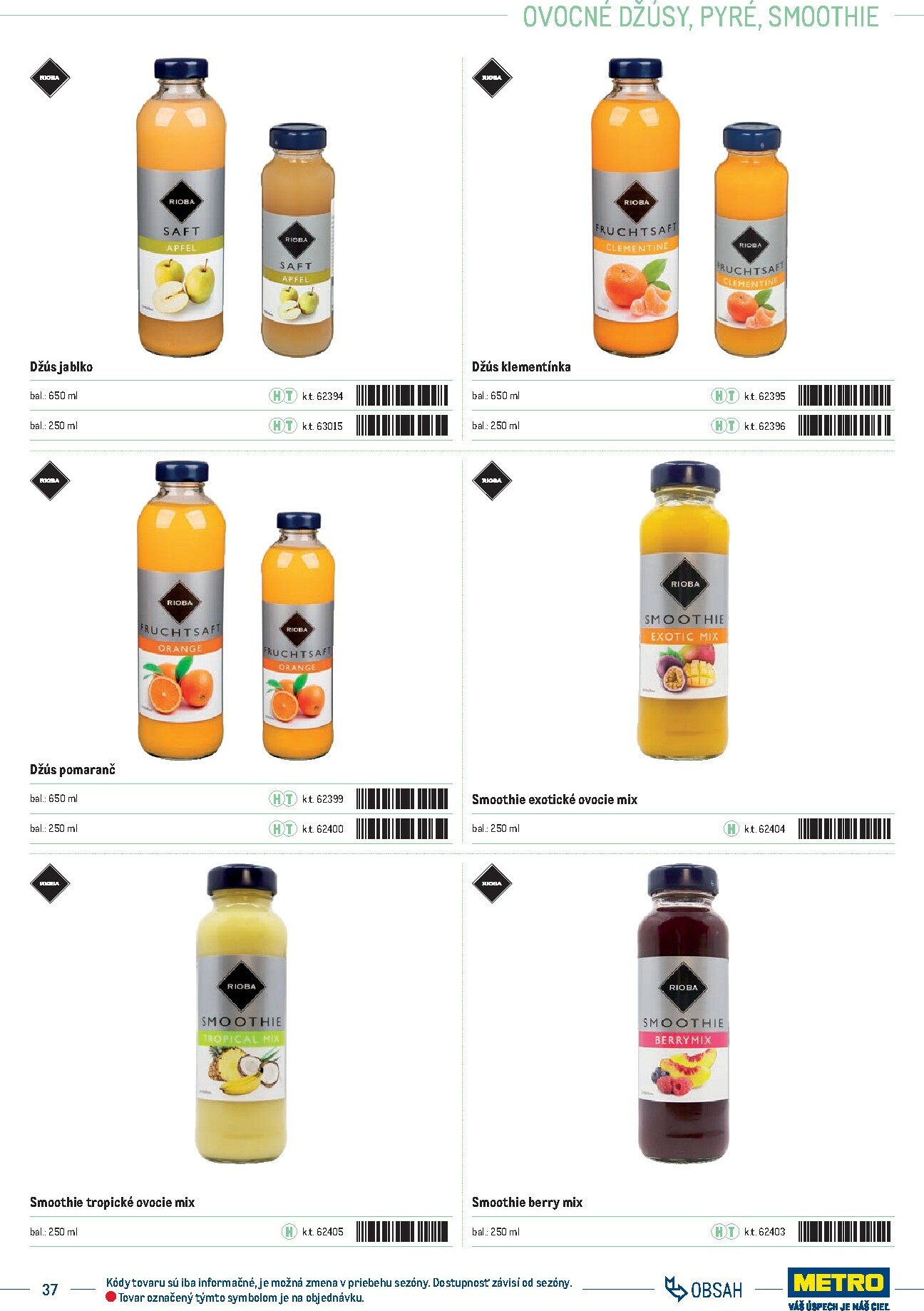 metro - Leták Metro - Katalóg vlastných značiek METRO platný od 01.10. do 31.12. - page: 37 metro - Leták Metro - Katalóg vlastných značiek METRO platný od 01.10. do 31.12. - page: 37