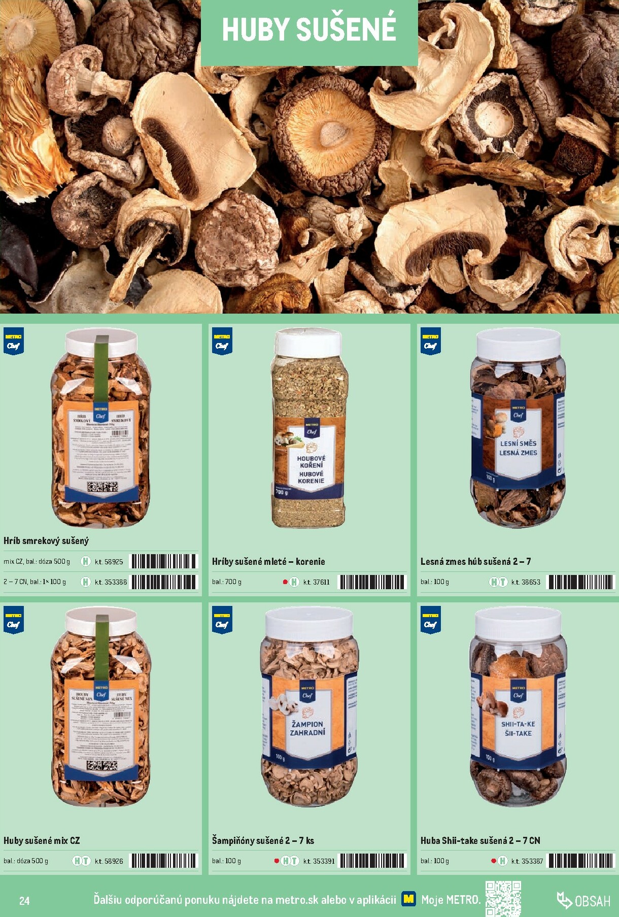 metro - Leták Metro - Katalóg vlastných značiek METRO platný od 01.10. do 31.12. - page: 24 metro - Leták Metro - Katalóg vlastných značiek METRO platný od 01.10. do 31.12. - page: 24