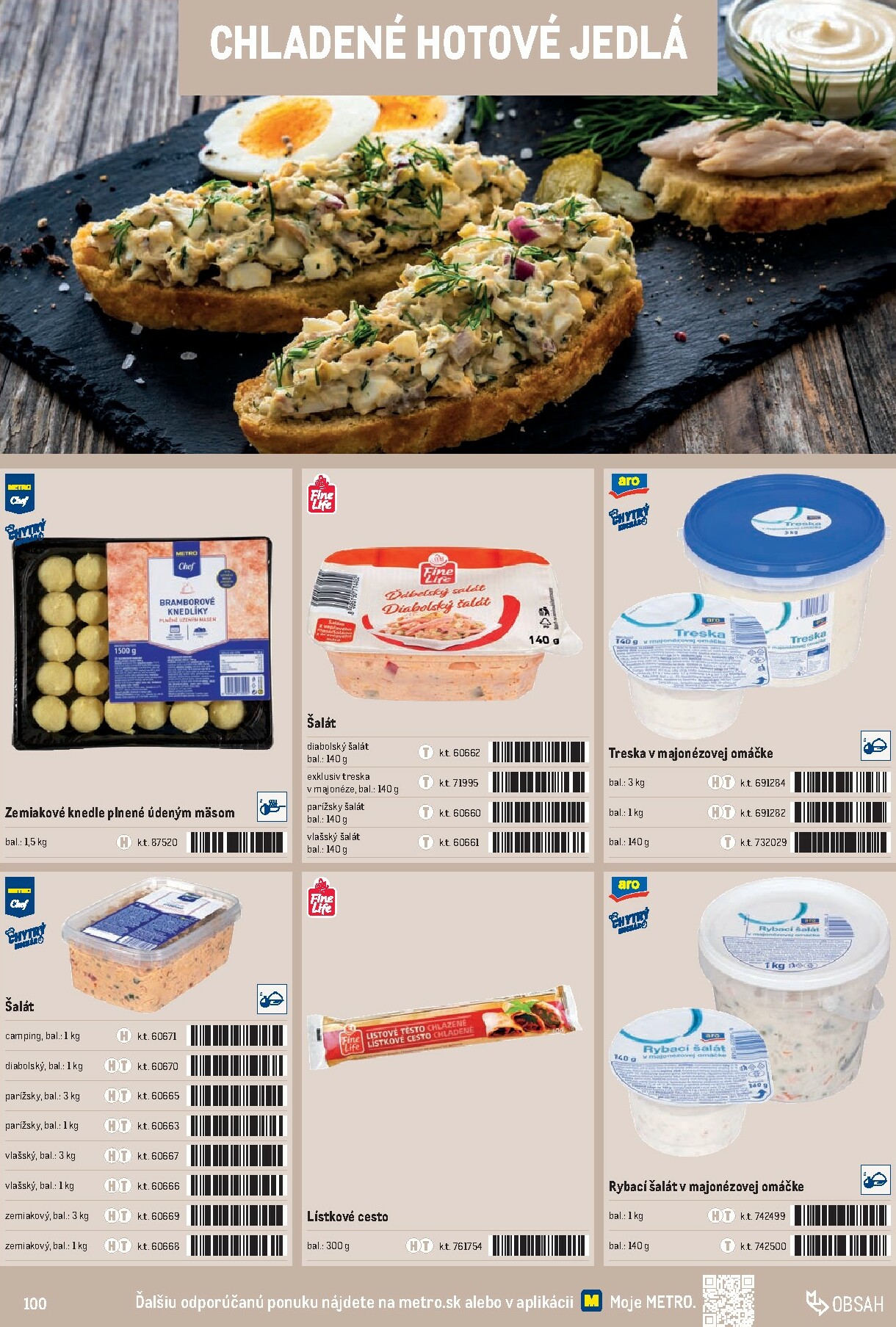 metro - Leták Metro - Katalóg vlastných značiek METRO platný od 01.10. do 31.12. - page: 100 metro - Leták Metro - Katalóg vlastných značiek METRO platný od 01.10. do 31.12. - page: 100