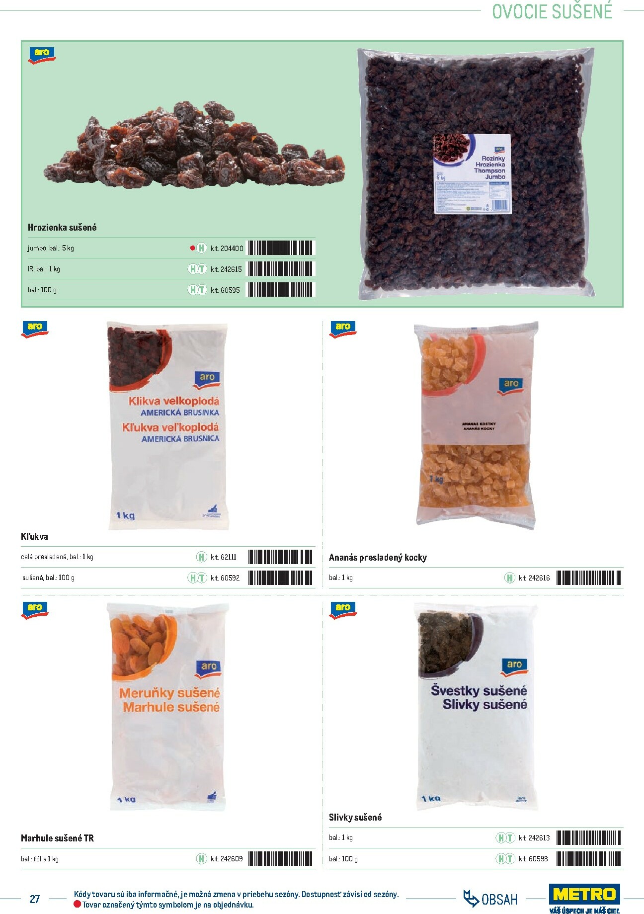 metro - Leták Metro - Katalóg vlastných značiek METRO platný od 01.10. do 31.12. - page: 27 metro - Leták Metro - Katalóg vlastných značiek METRO platný od 01.10. do 31.12. - page: 27