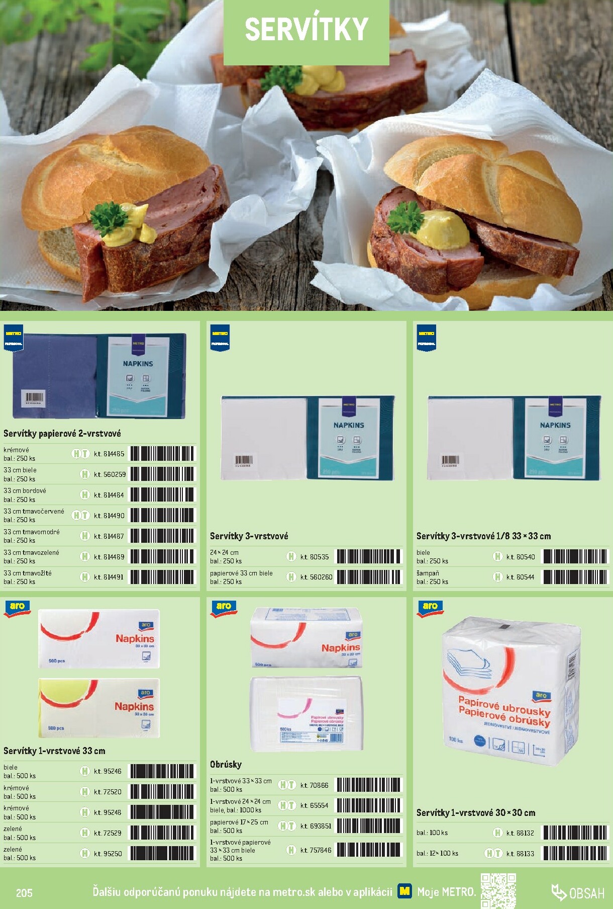 metro - Leták Metro - Katalóg vlastných značiek METRO platný od 01.10. do 31.12. - page: 205 metro - Leták Metro - Katalóg vlastných značiek METRO platný od 01.10. do 31.12. - page: 205