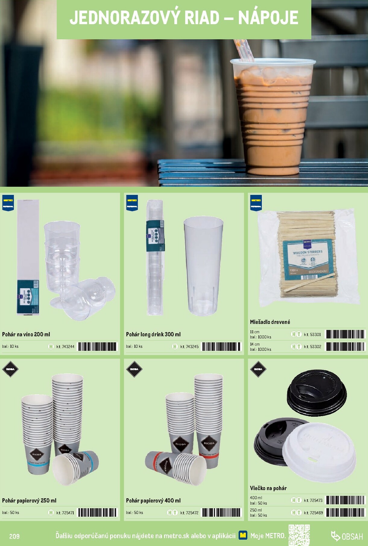 metro - Leták Metro - Katalóg vlastných značiek METRO platný od 01.10. do 31.12. - page: 209 metro - Leták Metro - Katalóg vlastných značiek METRO platný od 01.10. do 31.12. - page: 209