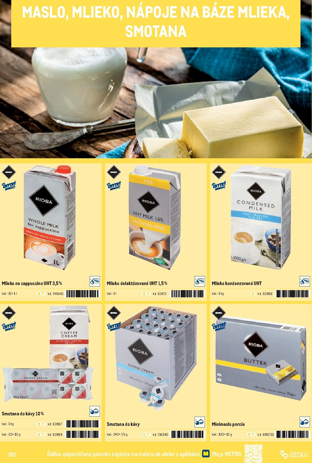 metro - Leták Metro - Katalóg vlastných značiek METRO platný od 01.10. do 31.12. - page: 102 metro - Leták Metro - Katalóg vlastných značiek METRO platný od 01.10. do 31.12. - page: 102