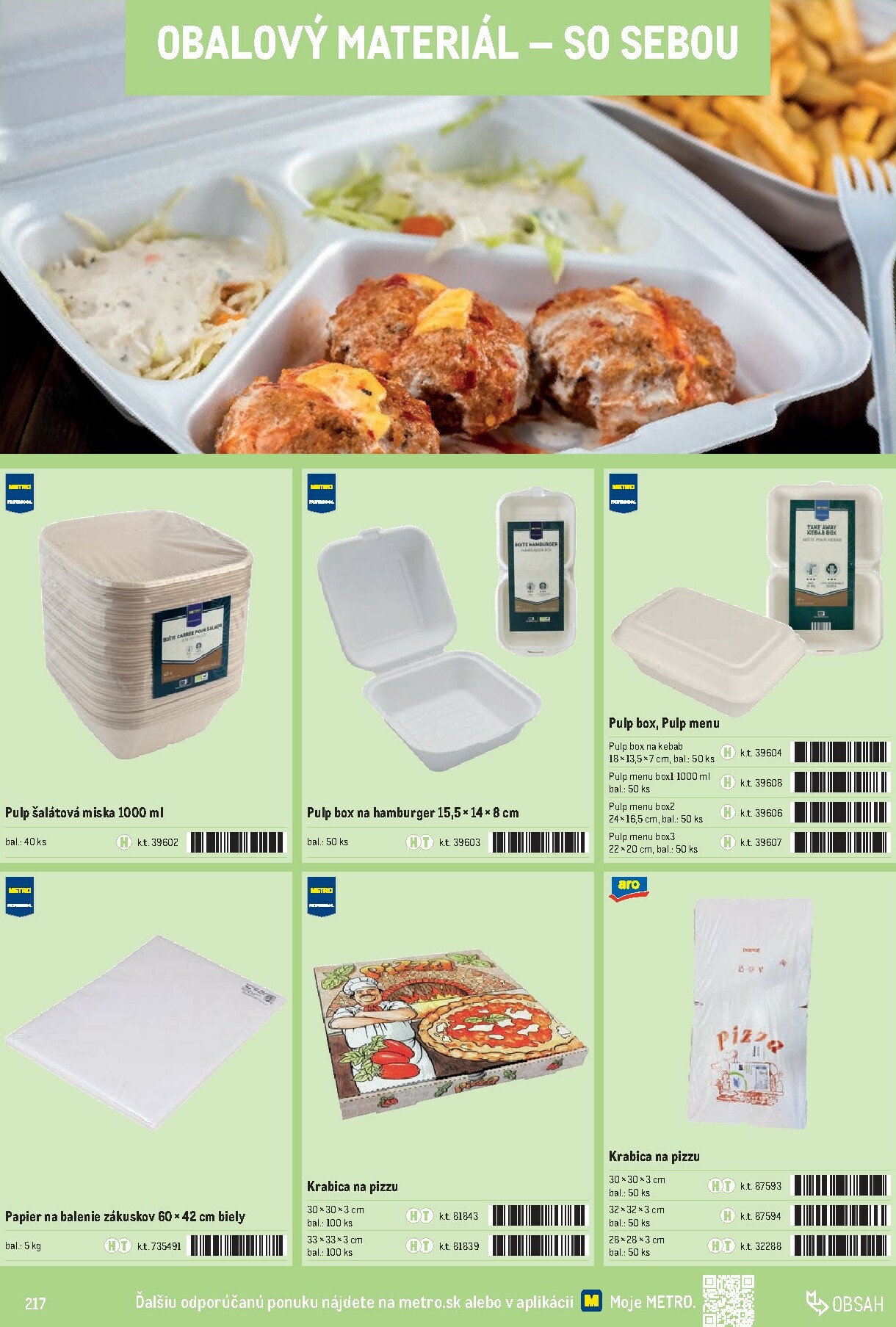 metro - Leták Metro - Katalóg vlastných značiek METRO platný od 01.10. do 31.12. - page: 217 metro - Leták Metro - Katalóg vlastných značiek METRO platný od 01.10. do 31.12. - page: 217
