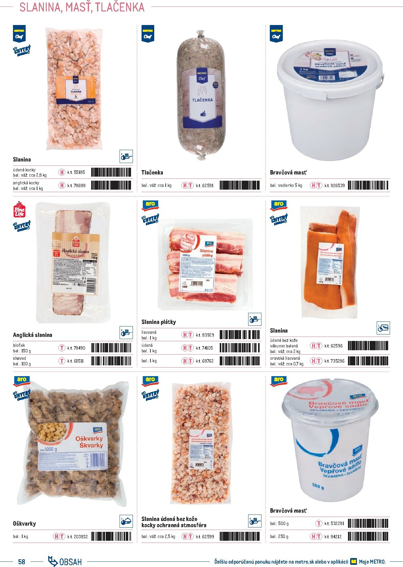 metro - Leták Metro - Katalóg vlastných značiek METRO platný od 01.10. do 31.12. - page: 58 metro - Leták Metro - Katalóg vlastných značiek METRO platný od 01.10. do 31.12. - page: 58