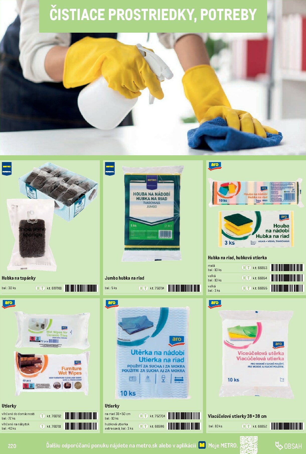 metro - Leták Metro - Katalóg vlastných značiek METRO platný od 01.10. do 31.12. - page: 220 metro - Leták Metro - Katalóg vlastných značiek METRO platný od 01.10. do 31.12. - page: 220