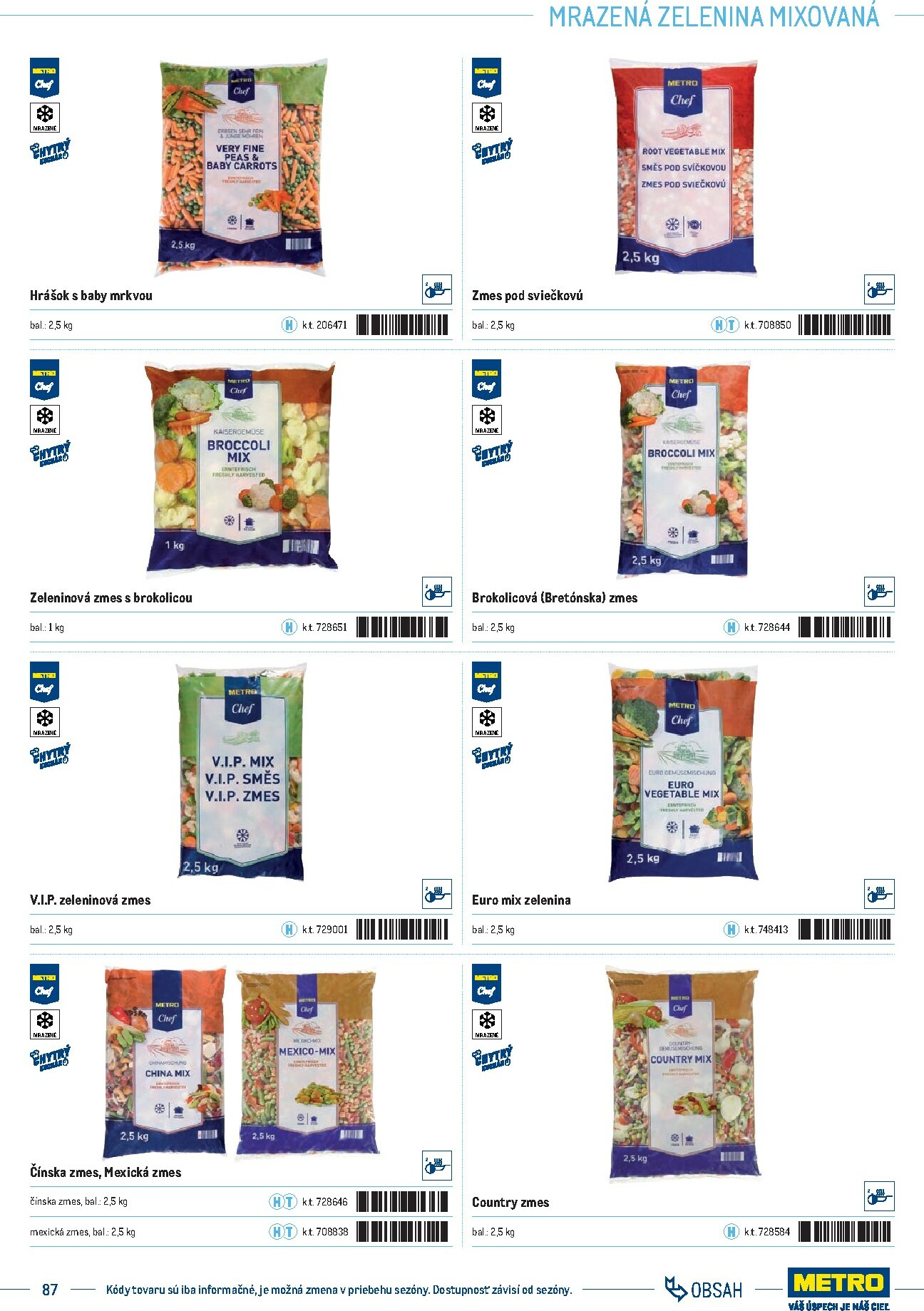 metro - Leták Metro - Katalóg vlastných značiek METRO platný od 01.10. do 31.12. - page: 87 metro - Leták Metro - Katalóg vlastných značiek METRO platný od 01.10. do 31.12. - page: 87