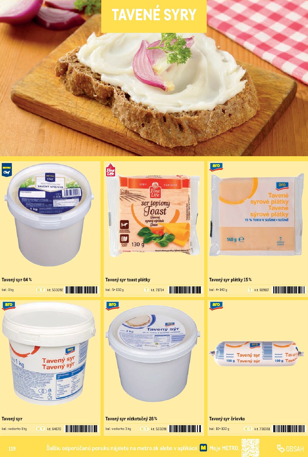 metro - Leták Metro - Katalóg vlastných značiek METRO platný od 01.10. do 31.12. - page: 119 metro - Leták Metro - Katalóg vlastných značiek METRO platný od 01.10. do 31.12. - page: 119