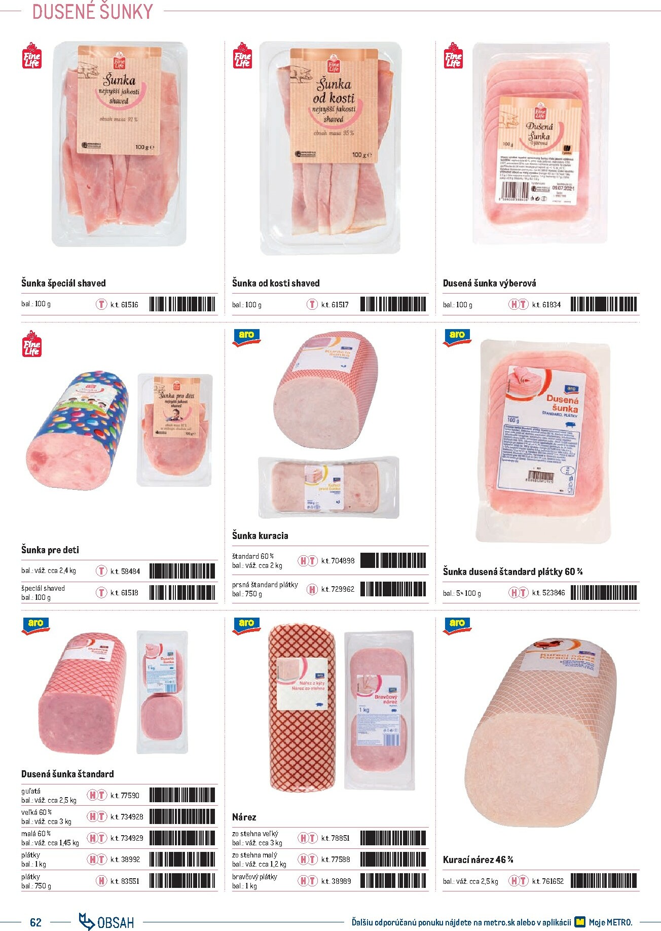 metro - Leták Metro - Katalóg vlastných značiek METRO platný od 01.10. do 31.12. - page: 62 metro - Leták Metro - Katalóg vlastných značiek METRO platný od 01.10. do 31.12. - page: 62