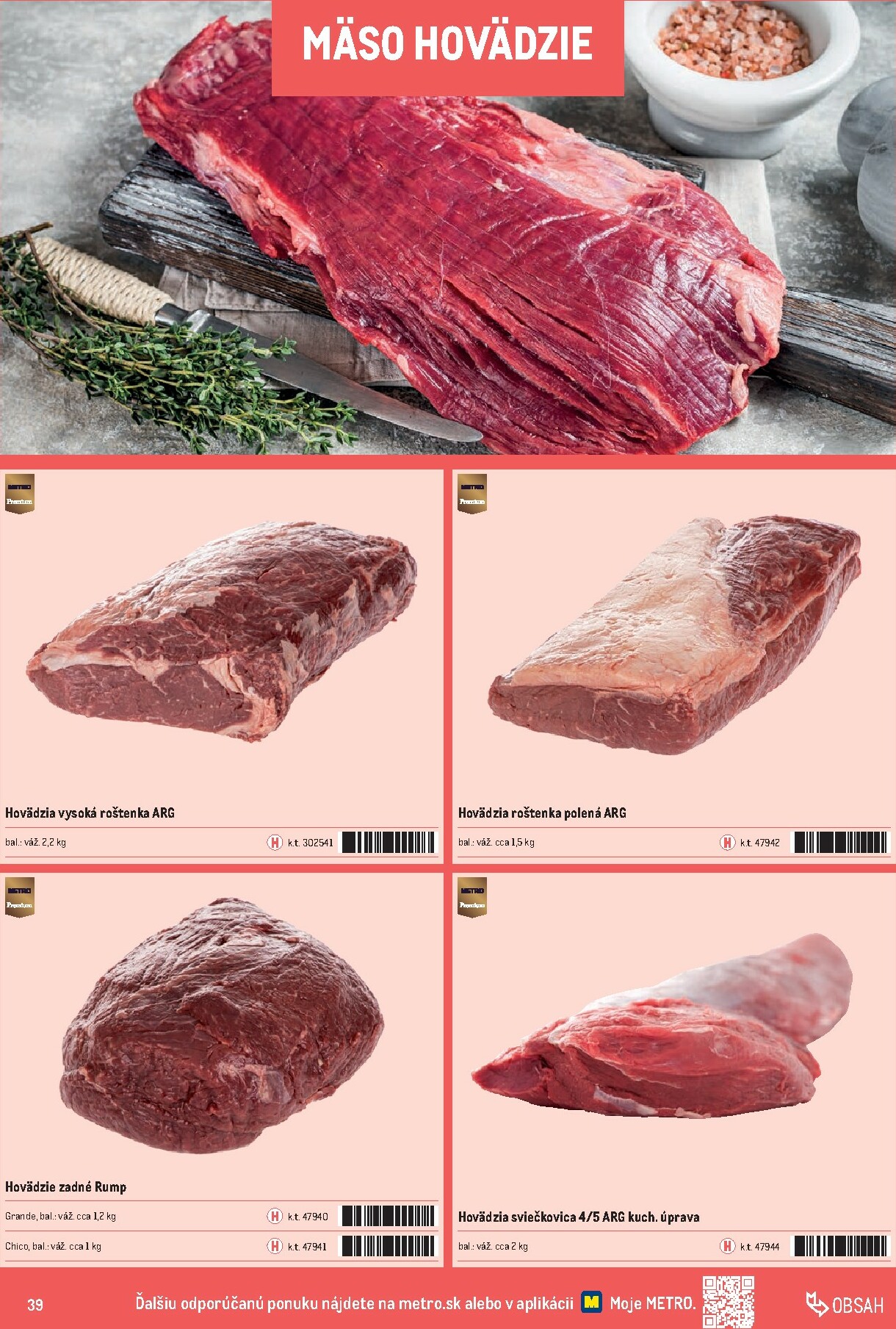 metro - Leták Metro - Katalóg vlastných značiek METRO platný od 01.10. do 31.12. - page: 39 metro - Leták Metro - Katalóg vlastných značiek METRO platný od 01.10. do 31.12. - page: 39