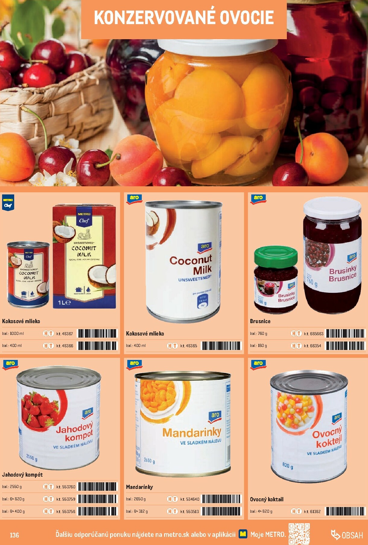 metro - Leták Metro - Katalóg vlastných značiek METRO platný od 01.10. do 31.12. - page: 136 metro - Leták Metro - Katalóg vlastných značiek METRO platný od 01.10. do 31.12. - page: 136