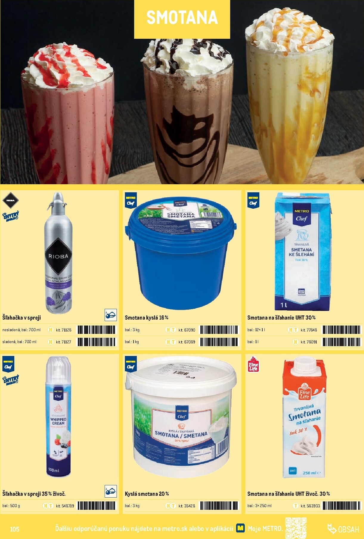 metro - Leták Metro - Katalóg vlastných značiek METRO platný od 01.10. do 31.12. - page: 105 metro - Leták Metro - Katalóg vlastných značiek METRO platný od 01.10. do 31.12. - page: 105