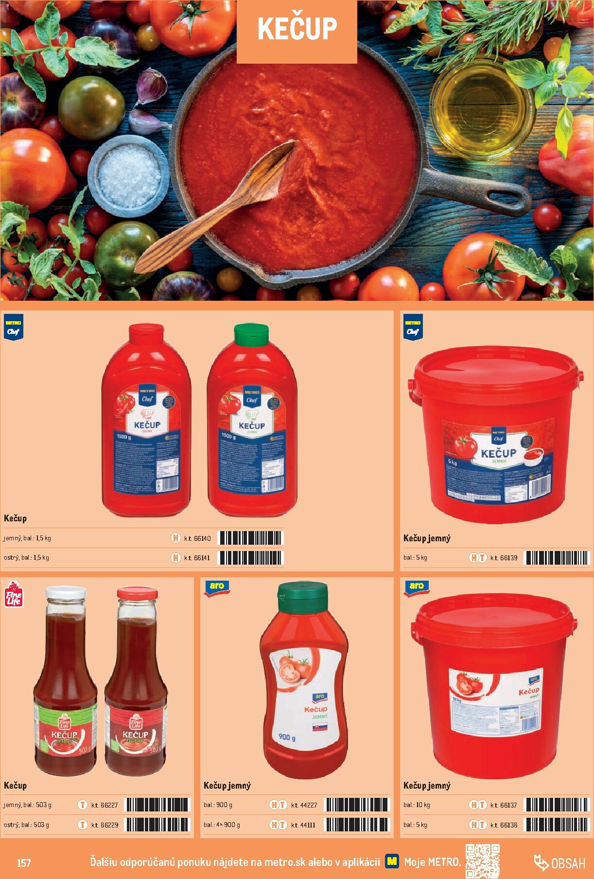 metro - Leták Metro - Katalóg vlastných značiek METRO platný od 01.10. do 31.12. - page: 157 metro - Leták Metro - Katalóg vlastných značiek METRO platný od 01.10. do 31.12. - page: 157