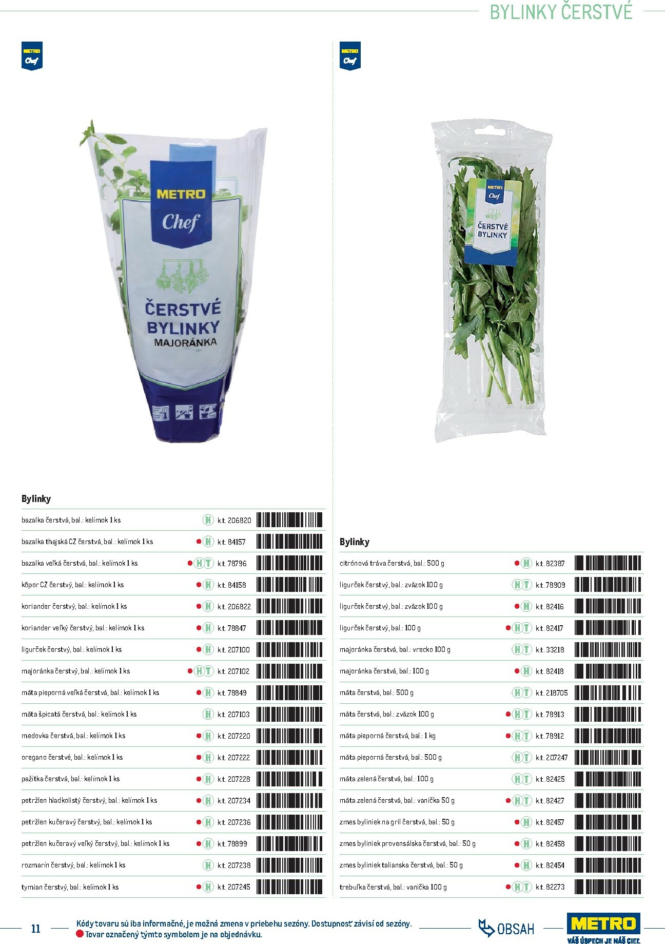 metro - Leták Metro - Katalóg vlastných značiek METRO platný od 01.10. do 31.12. - page: 11 metro - Leták Metro - Katalóg vlastných značiek METRO platný od 01.10. do 31.12. - page: 11