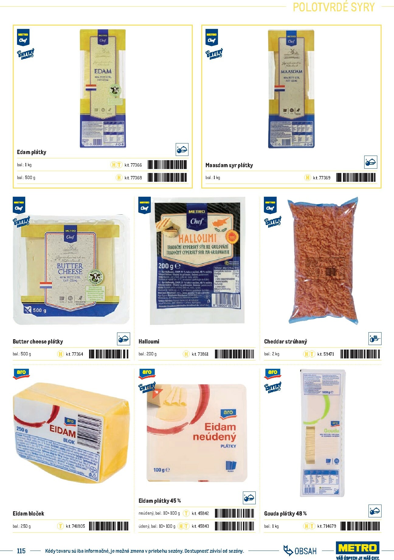 metro - Leták Metro - Katalóg vlastných značiek METRO platný od 01.10. do 31.12. - page: 115 metro - Leták Metro - Katalóg vlastných značiek METRO platný od 01.10. do 31.12. - page: 115