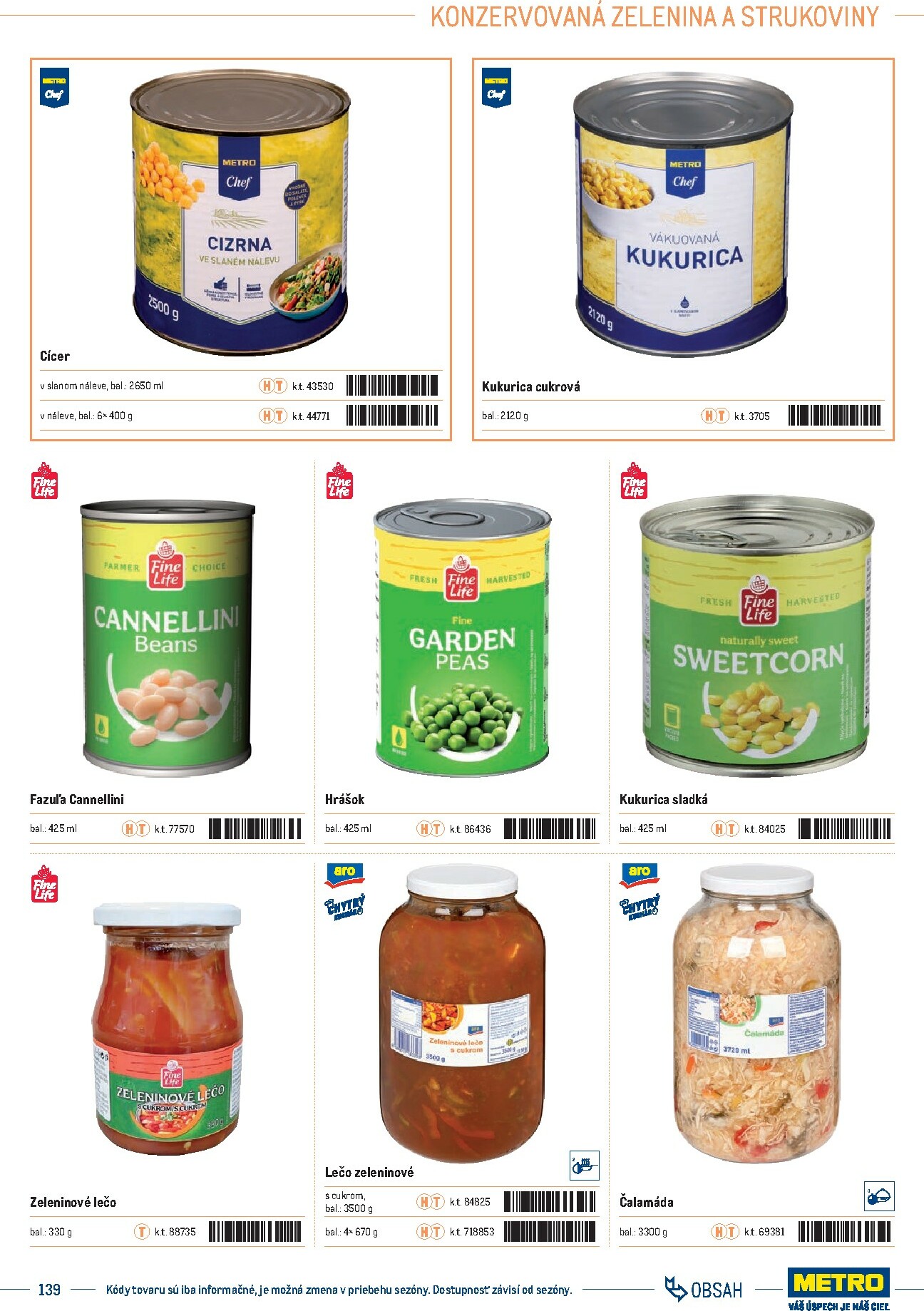 metro - Leták Metro - Katalóg vlastných značiek METRO platný od 01.10. do 31.12. - page: 139 metro - Leták Metro - Katalóg vlastných značiek METRO platný od 01.10. do 31.12. - page: 139