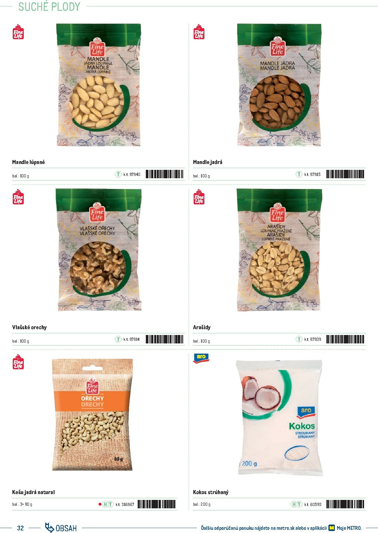 metro - Leták Metro - Katalóg vlastných značiek METRO platný od 01.10. do 31.12. - page: 32 metro - Leták Metro - Katalóg vlastných značiek METRO platný od 01.10. do 31.12. - page: 32