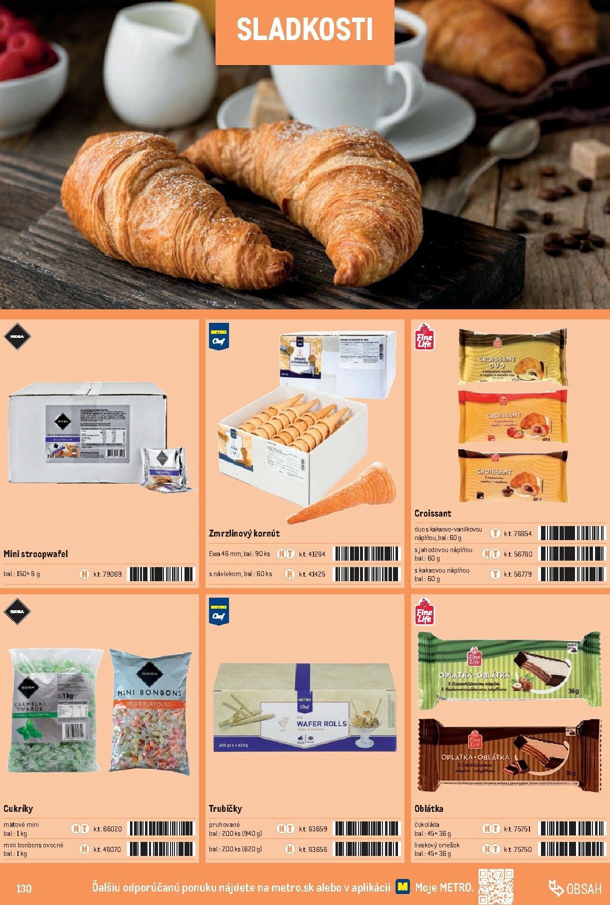 metro - Leták Metro - Katalóg vlastných značiek METRO platný od 01.10. do 31.12. - page: 130 metro - Leták Metro - Katalóg vlastných značiek METRO platný od 01.10. do 31.12. - page: 130