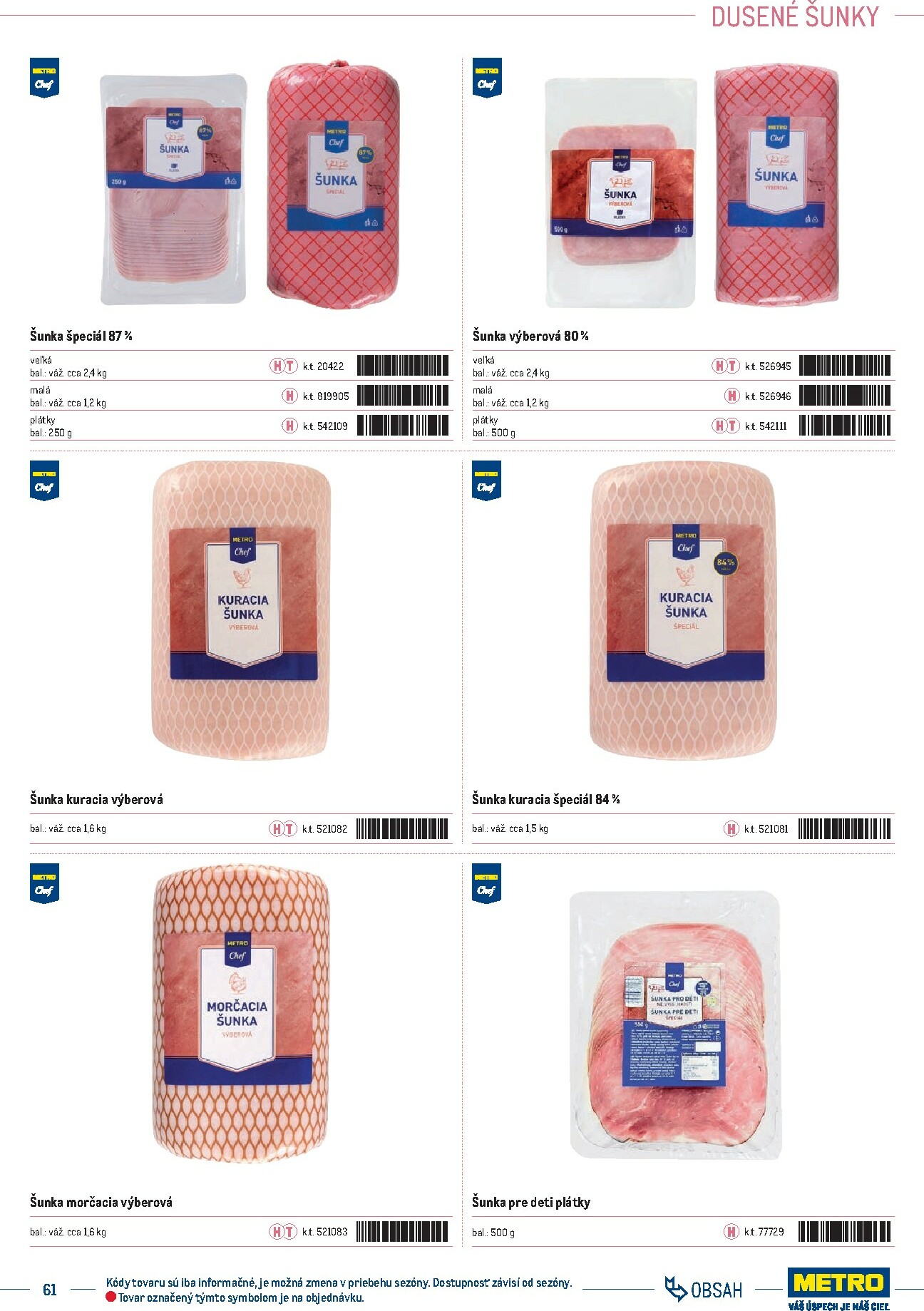 metro - Leták Metro - Katalóg vlastných značiek METRO platný od 01.10. do 31.12. - page: 61 metro - Leták Metro - Katalóg vlastných značiek METRO platný od 01.10. do 31.12. - page: 61