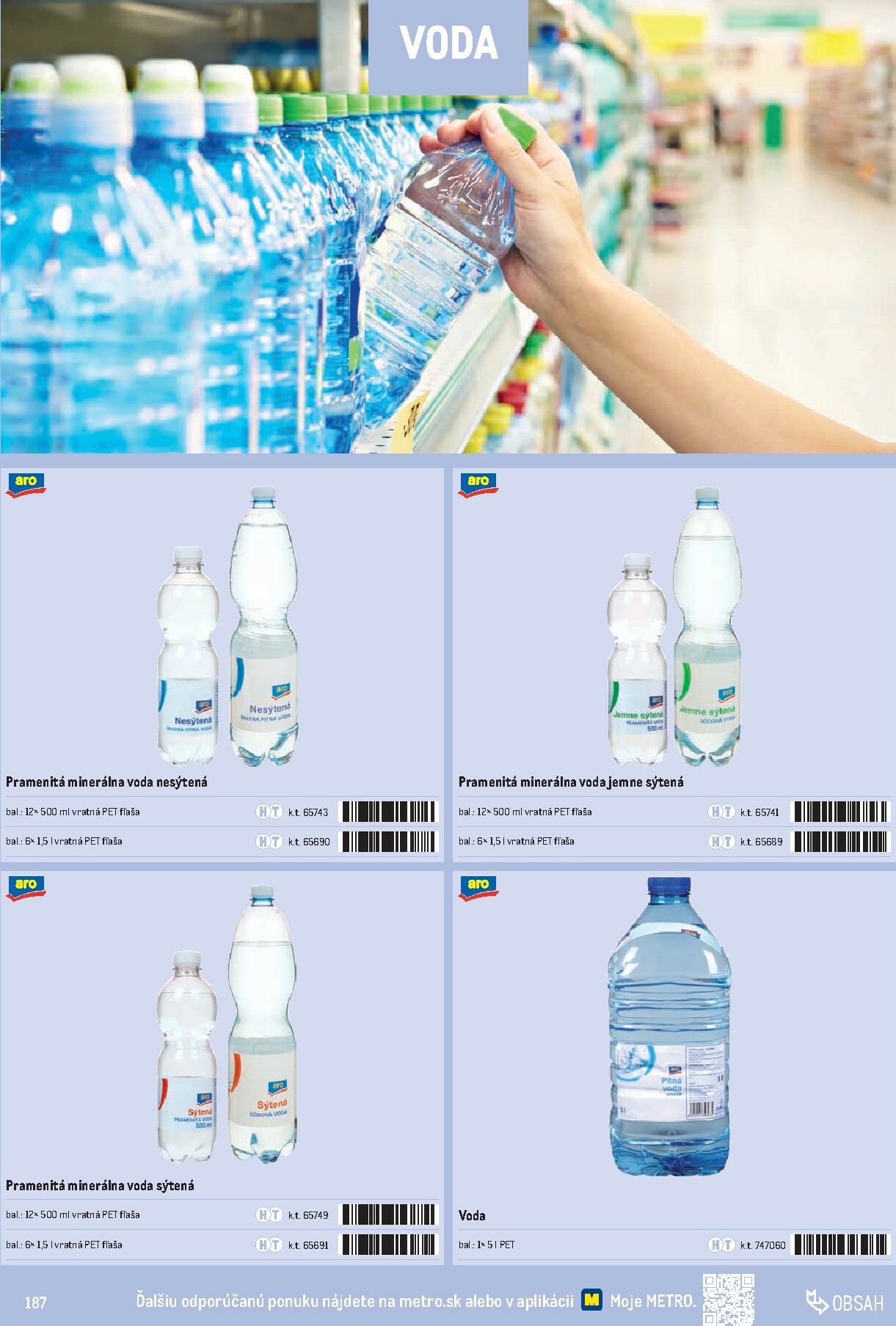 metro - Leták Metro - Katalóg vlastných značiek METRO platný od 01.10. do 31.12. - page: 187 metro - Leták Metro - Katalóg vlastných značiek METRO platný od 01.10. do 31.12. - page: 187