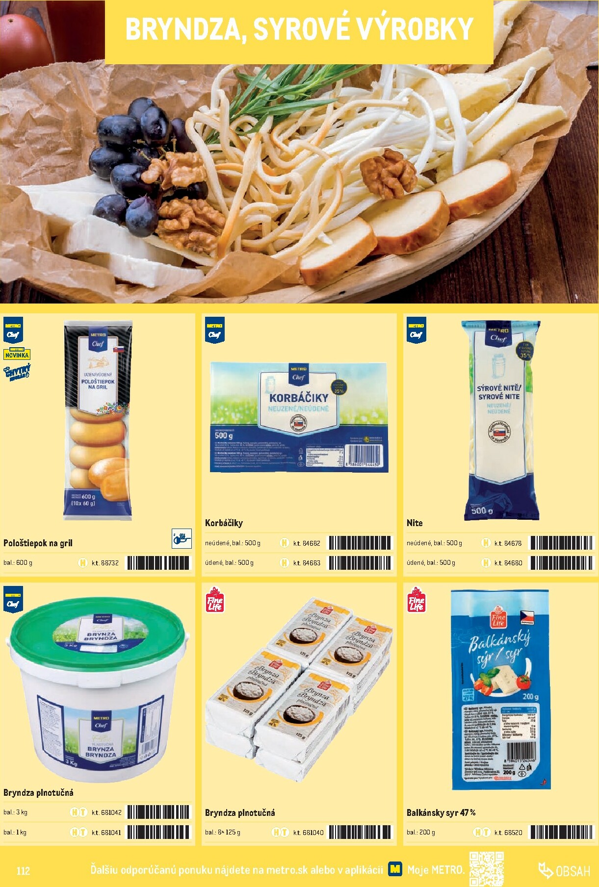 metro - Leták Metro - Katalóg vlastných značiek METRO platný od 01.10. do 31.12. - page: 112 metro - Leták Metro - Katalóg vlastných značiek METRO platný od 01.10. do 31.12. - page: 112