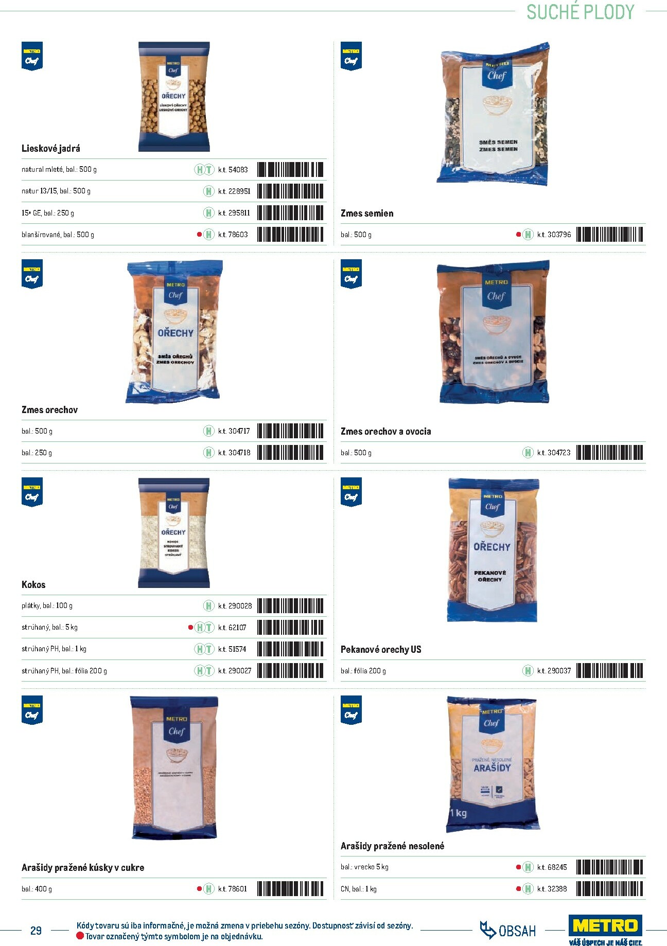 metro - Leták Metro - Katalóg vlastných značiek METRO platný od 01.10. do 31.12. - page: 29 metro - Leták Metro - Katalóg vlastných značiek METRO platný od 01.10. do 31.12. - page: 29