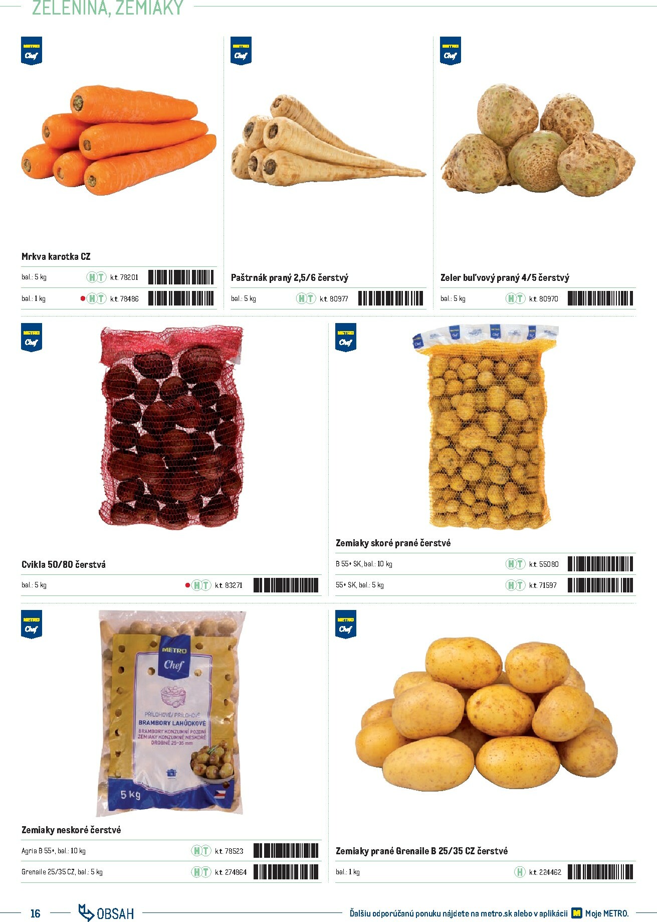 metro - Leták Metro - Katalóg vlastných značiek METRO platný od 01.10. do 31.12. - page: 16 metro - Leták Metro - Katalóg vlastných značiek METRO platný od 01.10. do 31.12. - page: 16