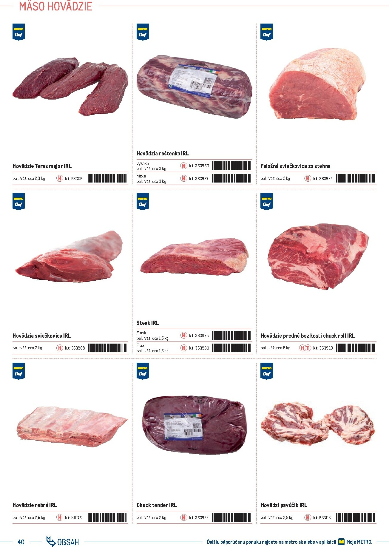 metro - Leták Metro - Katalóg vlastných značiek METRO platný od 01.10. do 31.12. - page: 40 metro - Leták Metro - Katalóg vlastných značiek METRO platný od 01.10. do 31.12. - page: 40