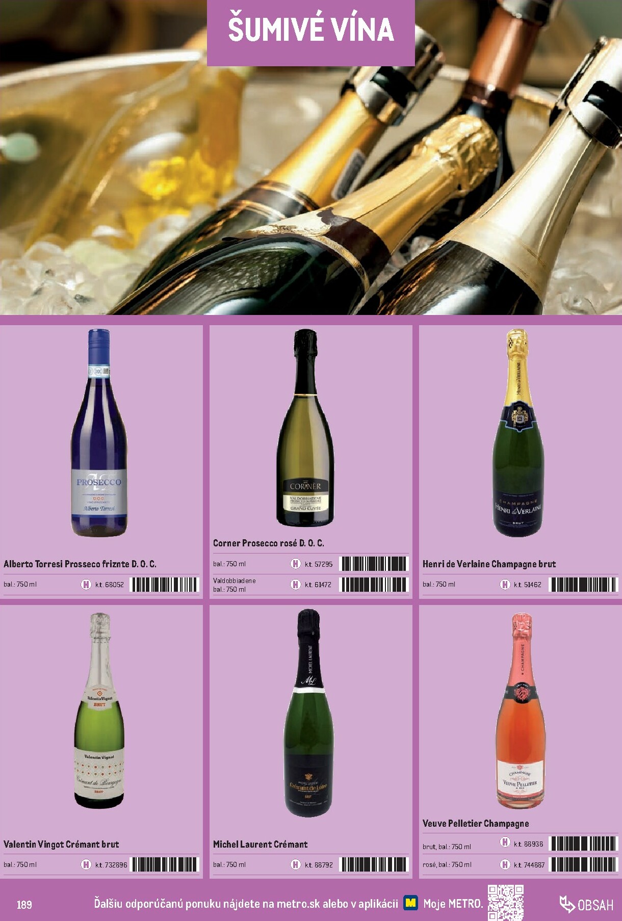 metro - Leták Metro - Katalóg vlastných značiek METRO platný od 01.10. do 31.12. - page: 189 metro - Leták Metro - Katalóg vlastných značiek METRO platný od 01.10. do 31.12. - page: 189