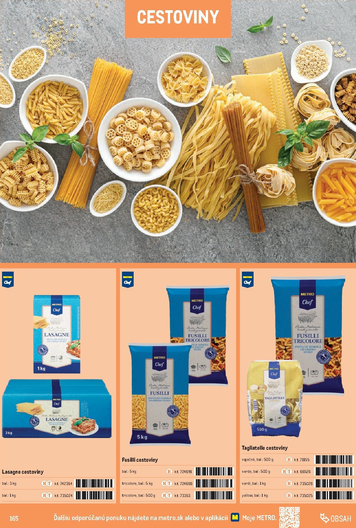 metro - Leták Metro - Katalóg vlastných značiek METRO platný od 01.10. do 31.12. - page: 165 metro - Leták Metro - Katalóg vlastných značiek METRO platný od 01.10. do 31.12. - page: 165